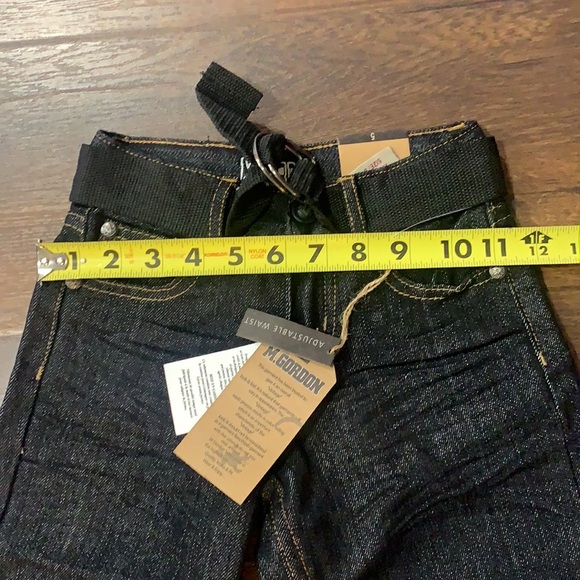 New BOY’S M. Gordon Black DENIM JEANS STRAIGHT LEG - Picture 10 of 14